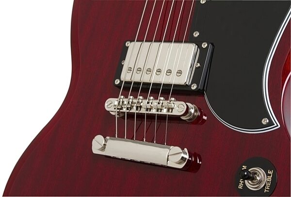 open zoom image for Epiphone G400 PRO Electric Guitar, Cherry Bridge
