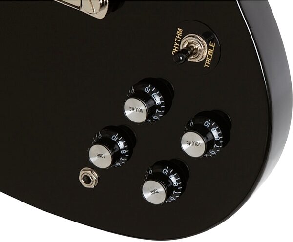 open zoom image for Epiphone G400 PRO Electric Guitar, Ebony Controls