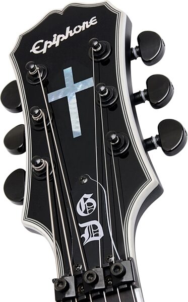 open zoom image for Epiphone Zakk Wylde Graveyard Disciple Electric Guitar (with Case), Headstock