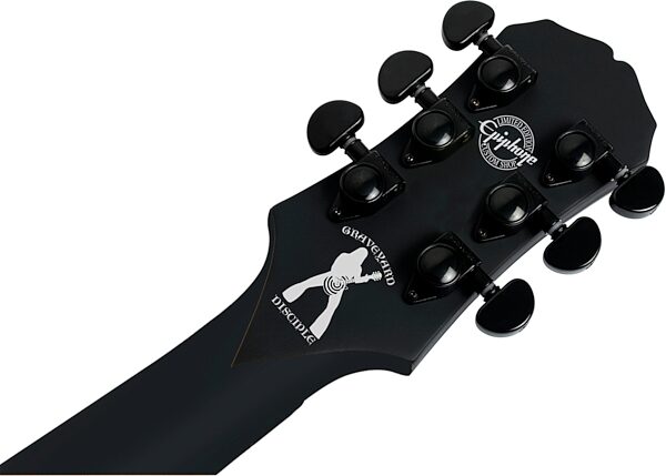 open zoom image for Epiphone Zakk Wylde Graveyard Disciple Electric Guitar (with Case), Headstock Back