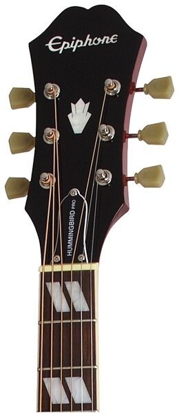 open zoom image for Epiphone Exclusive Hummingbird PRO Cutaway Acoustic-Electric Guitar, HS
