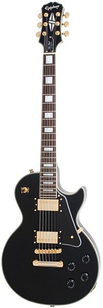 open zoom image for Epiphone Les Paul Custom Electric Guitar, Ebony