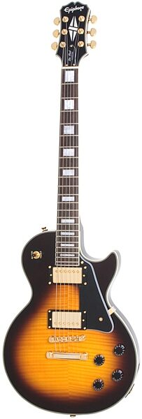 open zoom image for Epiphone Les Paul Custom Flame Top, Vintage Sunburst