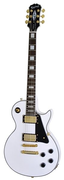 open zoom image for Epiphone Les Paul Custom PRO Electric Guitar, Alpine White