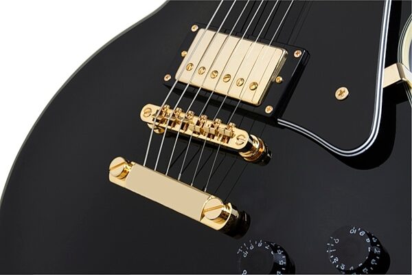 open zoom image for Epiphone Les Paul Custom PRO Electric Guitar, Ebony Bridge