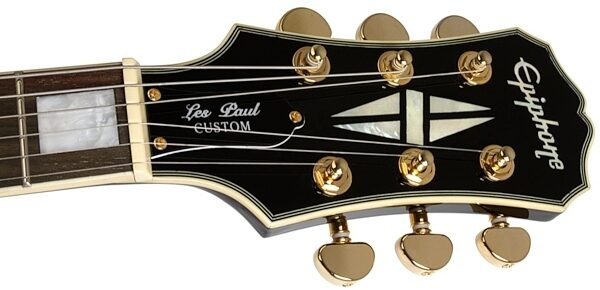 open zoom image for Epiphone Les Paul Custom PRO Electric Guitar, Ebony Headstock