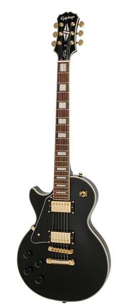 open zoom image for Epiphone Les Paul Custom PRO Left-Handed Electric Guitar, Ebony Left-Handed Version