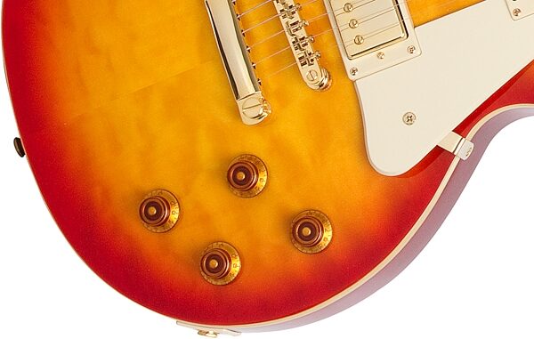 open zoom image for Epiphone Les Paul Ultra PRO Electric Guitar, Faded Cherry Sunburst Controls