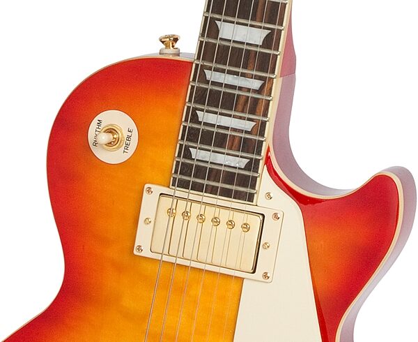 open zoom image for Epiphone Les Paul Ultra PRO Electric Guitar, Faded Cherry Sunburst Neck