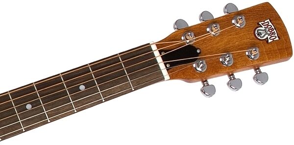 open zoom image for Epiphone Dobro Hound Dog M-14 Metalbody Resonator Guitar, Headstock