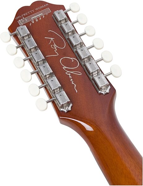 open zoom image for Epiphone Roy Orbison Bard 12-String Acoustic Guitar (with Case), Headstock Back
