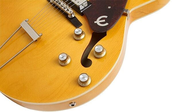 open zoom image for Epiphone 50th Anniversary 1962 Sorrento Electric Guitar with Case, Natural Controls