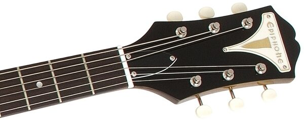 open zoom image for Epiphone 50th Anniversary 1962 Sorrento Electric Guitar with Case, Royal Olive Headstock