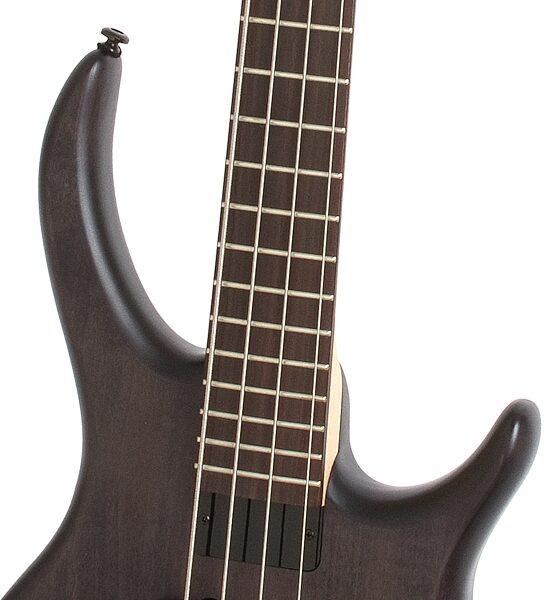 open zoom image for Tobias Toby Deluxe IV Electric Bass, Transparent Black Satin Neck