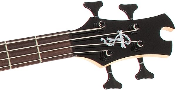 open zoom image for Tobias Toby Deluxe IV Electric Bass, Transparent Black Satin Headstock