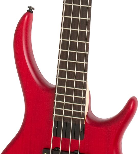 open zoom image for Tobias Toby Deluxe IV Electric Bass, Transparent Red Satin Neck