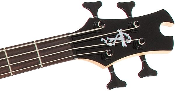 open zoom image for Tobias Toby Deluxe IV Electric Bass, Transparent Red Satin Headstock