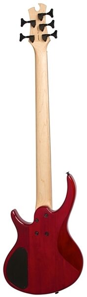 open zoom image for Tobias Toby Deluxe V Electric Bass (5-String), Transparent Red Back