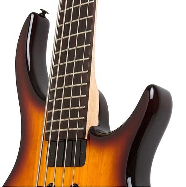 open zoom image for Tobias Toby Deluxe V Electric Bass (5-String), Vintage Sunburst Neck