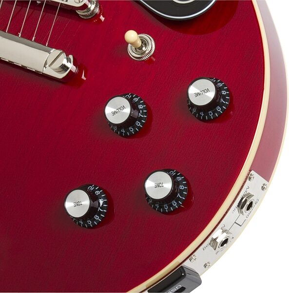 open zoom image for Epiphone Ultra-339 Electric Guitar, Cherry Controls