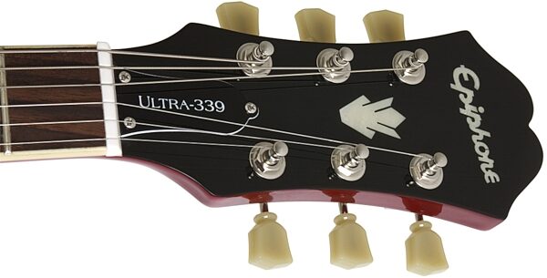 open zoom image for Epiphone Ultra-339 Electric Guitar, Cherry Headstock