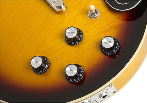 open zoom image for Epiphone Ultra-339 Electric Guitar, Vintage Sunburst Controls