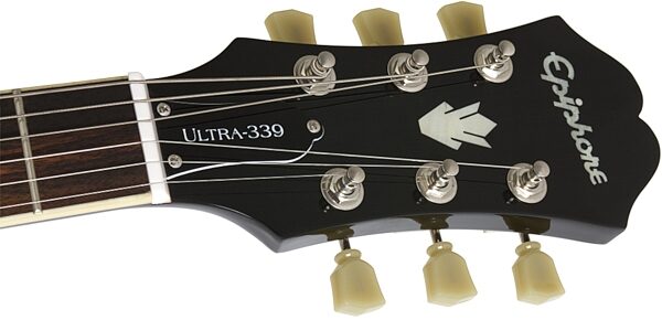 open zoom image for Epiphone Ultra-339 Electric Guitar, Vintage Sunburst Headstock