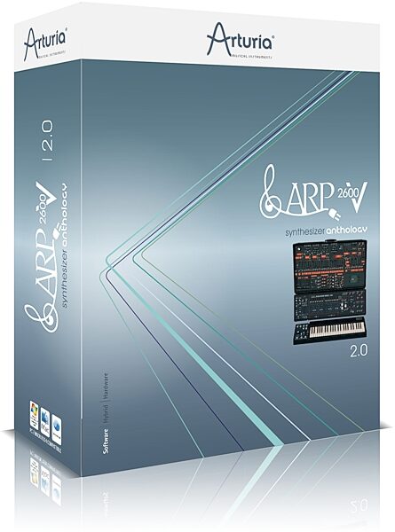 open zoom image for Arturia ARP 2600 V Software Synth (Macintosh and Windows), Box - Front