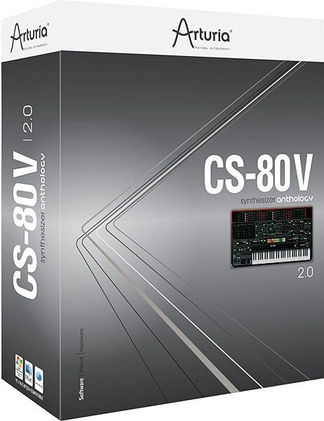 open zoom image for Arturia CS80V CS 80 Emulator VSTi (Macintosh and Windows), Box - Front