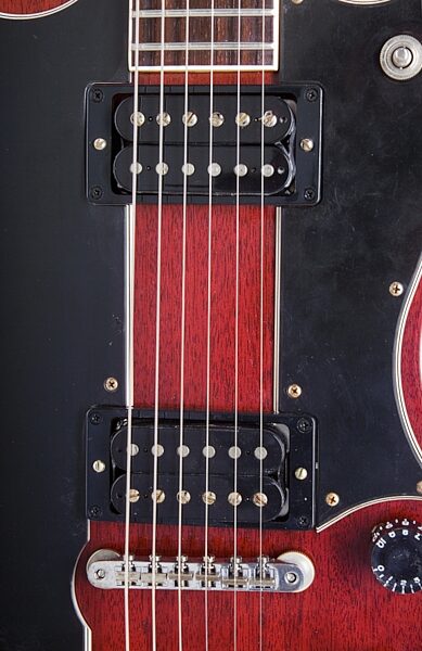 open zoom image for Gibson Custom Historic Jimmy Page 1275 Vintage Original Spec Double Neck Electric Guitar (with Case), 6-String Closeup