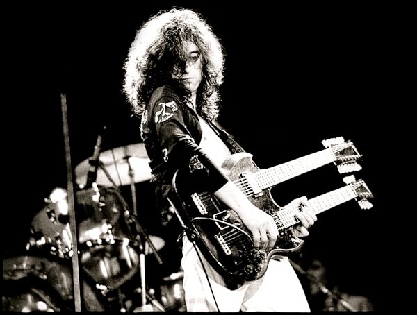 open zoom image for Gibson Custom Historic Jimmy Page 1275 Vintage Original Spec Double Neck Electric Guitar (with Case), Page Photo by Neil Zlowzower