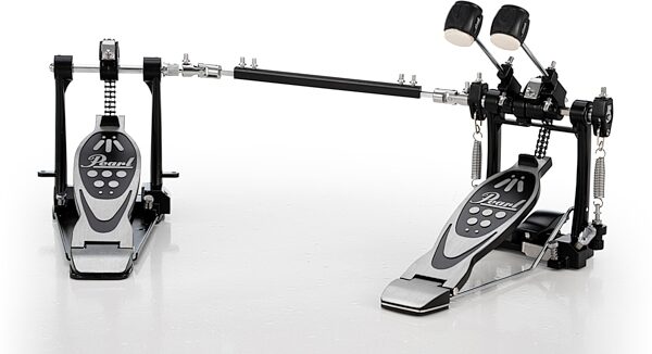 open zoom image for Pearl P532 Dual Chain Double Bass Drum Pedal, Black/Silver, Action Position Back