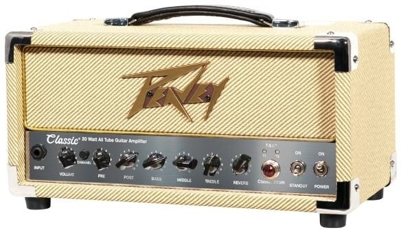 open zoom image for Peavey Classic 20 Mini Guitar Amplifier Head (20 Watts), New, Angle