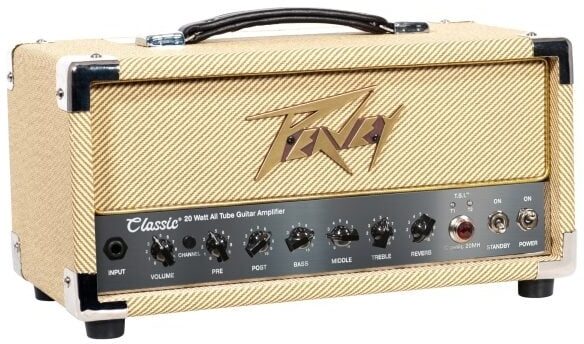 open zoom image for Peavey Classic 20 Mini Guitar Amplifier Head (20 Watts), New, Angle
