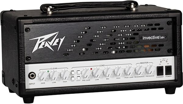 open zoom image for Peavey Invective.MH Guitar Amplifier Head (20 Watts), Black, Angled Side