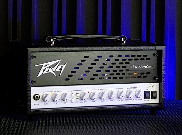 open zoom image for Peavey Invective.MH Guitar Amplifier Head (20 Watts), Black, Detail Front