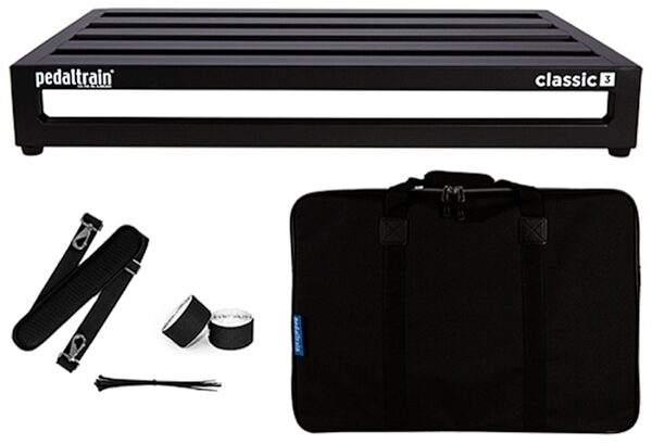 open zoom image for Pedaltrain Classic 3 Pedalboard, With Soft Case, view