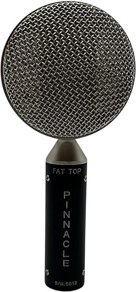 open zoom image for Pinnacle Microphones Fat Top Ribbon Microphone Pair, Black, Action Position Back