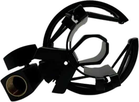 open zoom image for Pinnacle Microphones Fat Top Ribbon Microphone Pair, Black, Action Position Back