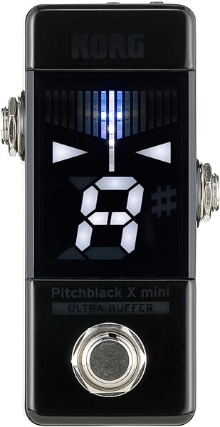open zoom image for Korg Pitchblack X Mini Pedal Tuner, New, Action Position Back