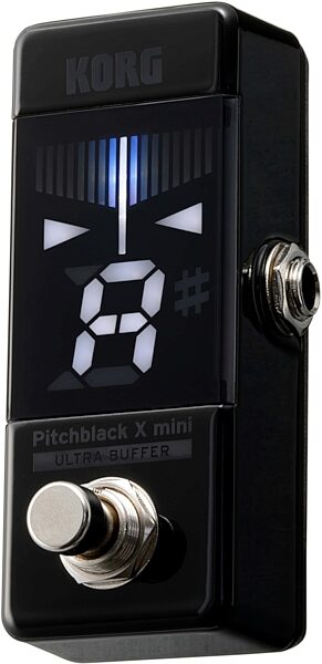open zoom image for Korg Pitchblack X Mini Pedal Tuner, New, Action Position Back