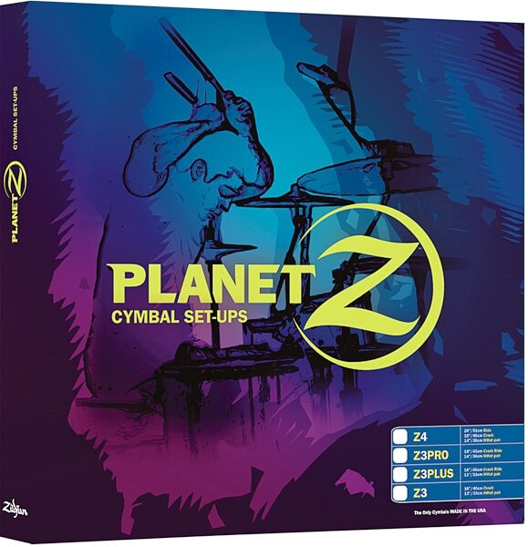 open zoom image for Planet Z by Zildjian Z3 Plus Cymbal Pack, Box Set