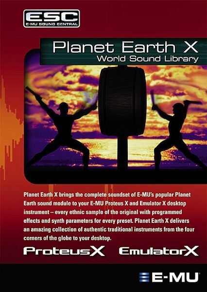 open zoom image for Emu Planet Earth X Sample Library, Main