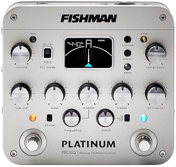 open zoom image for Fishman Platinum Pro EQ Analog Preamp Pedal, Open Box (Very Good), Main