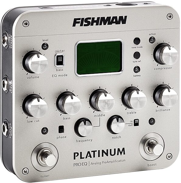 open zoom image for Fishman Platinum Pro EQ Analog Preamp Pedal, Open Box (Very Good), Right