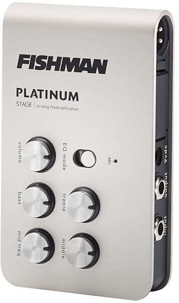 open zoom image for Fishman Platinum Stage EQ Analog Preamp Pedal, New, Left