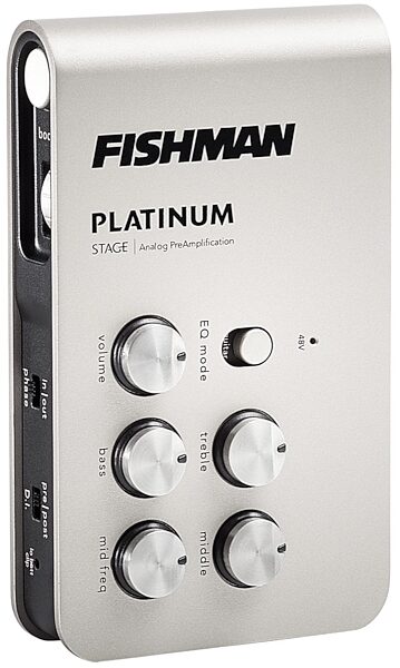 open zoom image for Fishman Platinum Stage EQ Analog Preamp Pedal, New, Right
