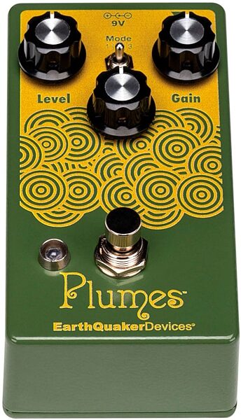 open zoom image for EarthQuaker Devices Plumes Overdrive Pedal, New, Angle3