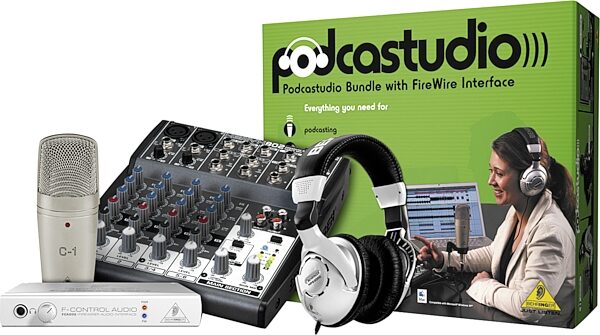 open zoom image for Behringer Podcastudio FW FireWire Podcast Package, Main