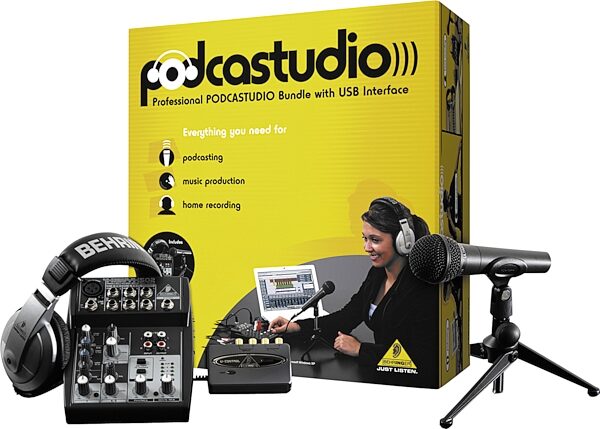 open zoom image for Behringer Podcastudio USB Podcast Package, Main